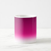 Gradient weiß rosa burgunder kaffeetasse (Mittel)