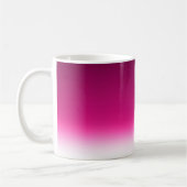 Gradient weiß rosa burgunder kaffeetasse (Links)