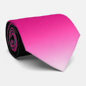 Gradient weiß rosa burgunderrot krawatte (Gerollt)