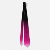 Gradient weiß rosa burgunderrot krawatte (Rückseite)