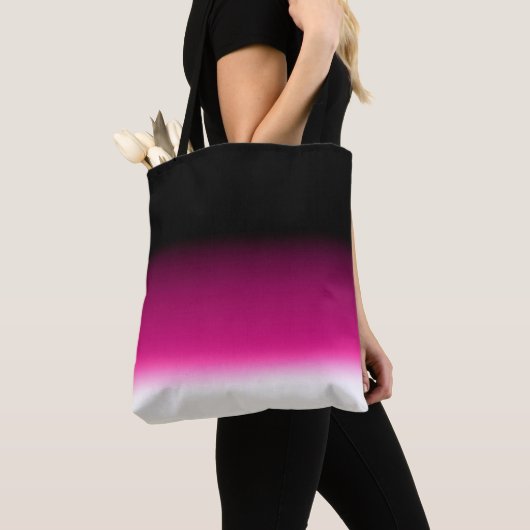 Gradient weiß rosa burgunderrot tasche (Von Nahem)