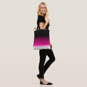Gradient weiß rosa burgunderrot tasche (Am Model)