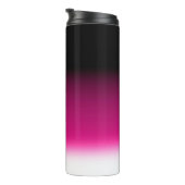 Gradient weiß rosa burgunderrot thermosbecher (Nach rechts gedreht)