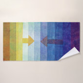 Gradient with Arrow, Paul Klee Badehandtuch (Badehandtuch)