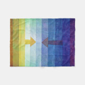 Gradient with Arrow, Paul Klee Fleecedecke (Vorderseite (Horizontal))