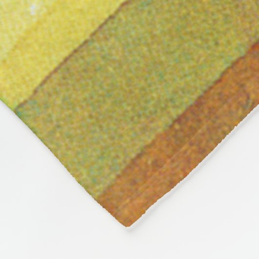 Gradient with Arrow, Paul Klee Fleecedecke (Ecke)