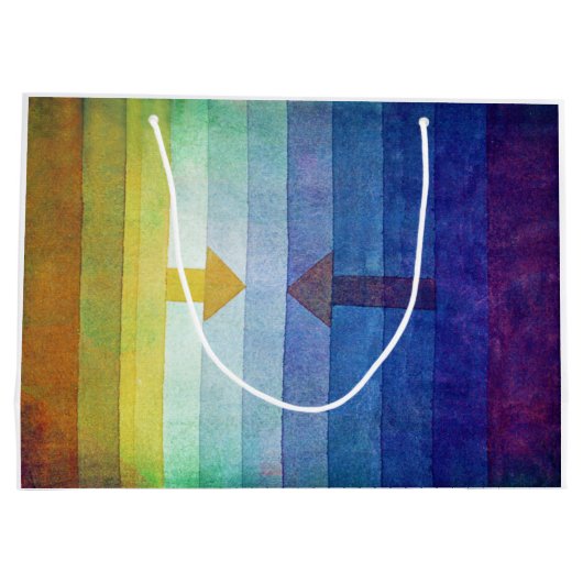 Gradient with Arrow, Paul Klee Große Geschenktüte (Rückseite)