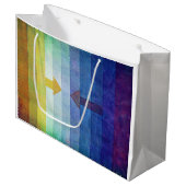 Gradient with Arrow, Paul Klee Große Geschenktüte (Vorderseite Schrägansicht)