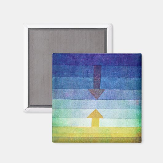 Gradient with Arrow, Paul Klee Magnet (Vorderseite/Rückseite)