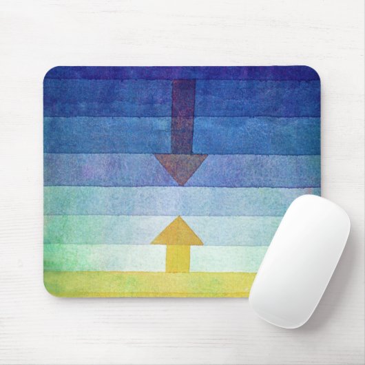 Gradient with Arrow, Paul Klee Mousepad (Mit Mouse)