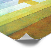 Gradient with Arrow, Paul Klee Poster (Ecke)