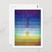 Gradient with Arrow, Paul Klee Postkarte (Vorne/Hinten)
