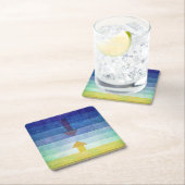 Gradient with Arrow, Paul Klee Rechteckiger Pappuntersetzer (Vor Ort)