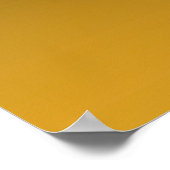 Gradient Yellow - light to deep | Mood Background| Poster (Ecke)