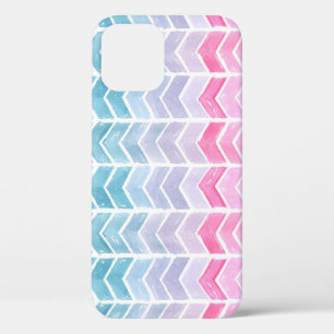 Gradient Zickzack: Watercolor Herringbone-Muster. Case-Mate iPhone Hülle