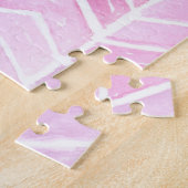 Gradient Zickzack: Watercolor Herringbone-Muster. Puzzle (Seite)