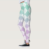 Gradiente Raute - Lila und grün Leggings (Links)