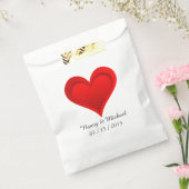 Gradienten ROTE LIEBE HERZ + Ihr Text und Ihre Ide Geschenktütchen (Versiegelt)