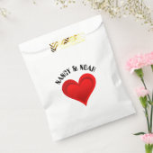 Gradienten ROTE LIEBE HERZ + Ihr Text und Ihre Ide Geschenktütchen (Versiegelt)