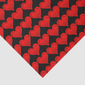 Gradienten ROTE LIEBE HERZ + Ihr Text und Ihre Ide Seidenpapier (Ausschnitt)