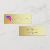 Gradientenband Mini Visitenkarte (Vorne/Hinten)