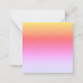 Gradientendragonfly Mitteilungskarte (Rückseite)