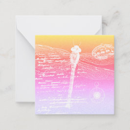 Gradientendragonfly Mitteilungskarte