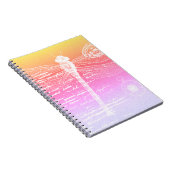 Gradientendragonfly Notizblock (Rechte Seite)