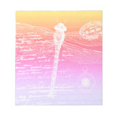 Gradientendragonfly Notizblock (Vorderseite)