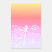 Gradientendragonfly Post-it Klebezettel (Vorderseite)