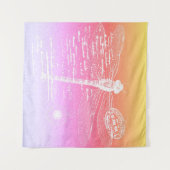 Gradientendragonfly Wandteppich (Vorderseite (Horizontal))