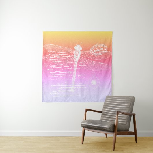 Gradientendragonfly Wandteppich (Beispiel)