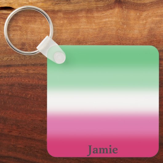 Gradientenflagge Schlüsselanhänger (Vorderseite)