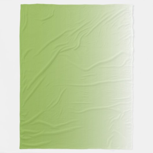Gradientengrün Fleecedecke (Vorderseite)