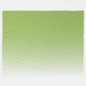Gradientengrün Fleecedecke (Vorderseite (Horizontal))