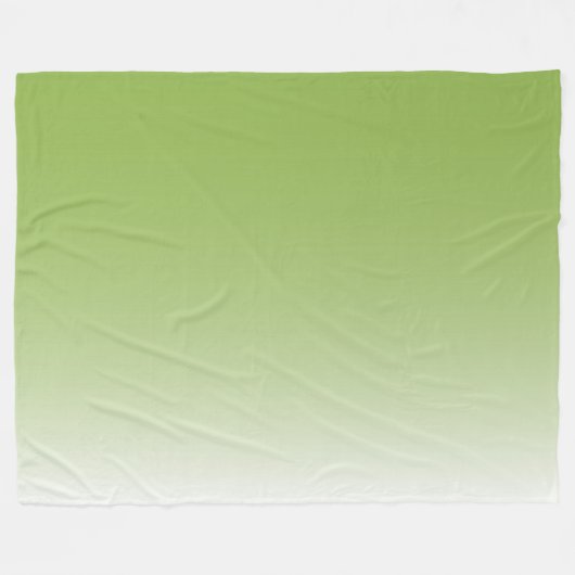 Gradientengrün Fleecedecke (Vorderseite (Horizontal))