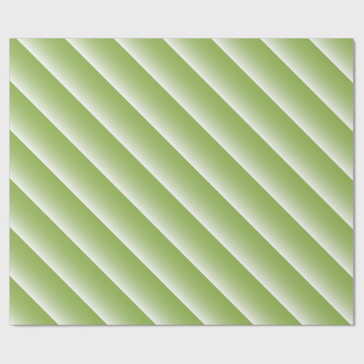 Gradientengrün Geschenkpapier (Flach)