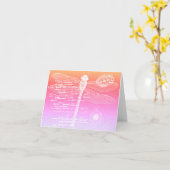 Gradientenkarte Karte (Gelbe Blume)