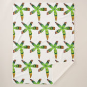 Gradiententropen Blume Sherpadecke (Vorderseite)