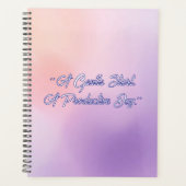 Gradientfeld - Moderne Cover-Art Planer (Vorderseite)