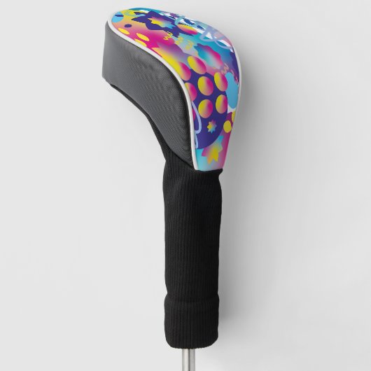 Gradientfluss. Golf Headcover (angewinkelt)