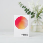 Gradientkreis v2 04 visitenkarte (Stehend Vorderseite)