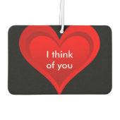 Gradients RED LIEBE HERZ + Ihr Backgr. Ideen Autolufterfrischer (Rückseite)