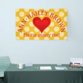 Gradients RED LIEBE HERZ + Ihr Backgr. Ideen Banner (Messeveranstaltung)