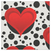 Gradients RED LIEBE HERZ + Ihr Backgr. Ideen Stoff (Nahaufnahme)