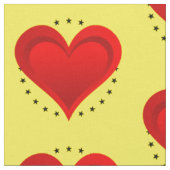 Gradients RED LIEBE HERZ + Ihr Backgr. Ideen Stoff (Nahaufnahme)