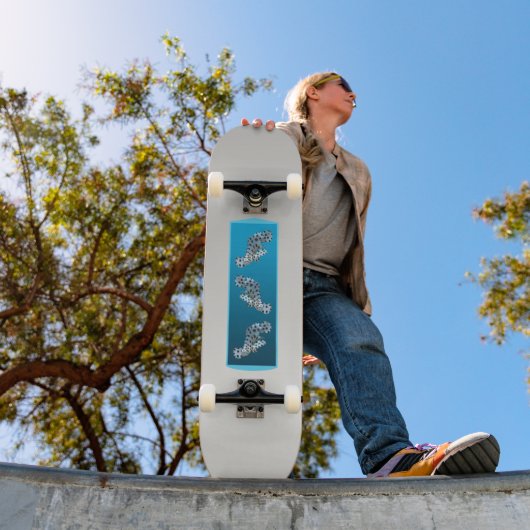 Gradientwolke - leicht bis tief | Saisonale Stimmu Skateboard (Außenbereich 1)