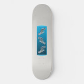 Gradientwolke - leicht bis tief | Saisonale Stimmu Skateboard (Vorderseite)