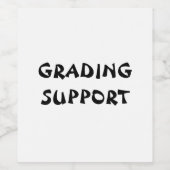 Grading Support Weinetikett (Einzelnes Label)