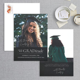 GRADitude Foto Schwarzer Abschluss Ankündigung